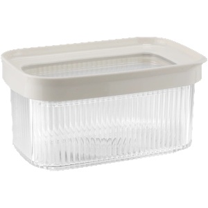 HORECANO HOME-Кутия за съхранение КРЕМ 700ml 15.8x10xh8.3cm (32101C) (0174255)
