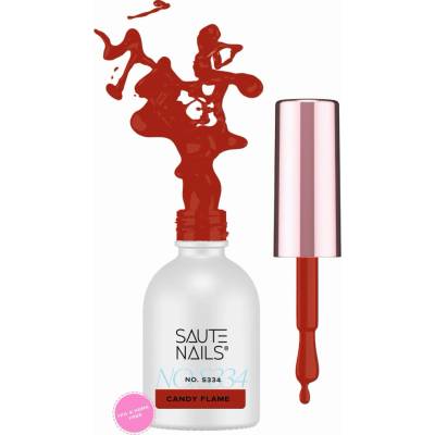 SAUTE NAILS Hybridní lak S334 CANDY FLAME 8ml