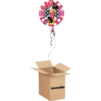 HeliumKing Balónový box Minnie Mouse 43 cm