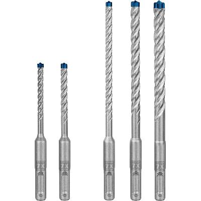 Bosch Sada príklepových vrtákov EXPERT SDS plus-7X, 5/6/6/8/10 mm, 5 ks 2608900197