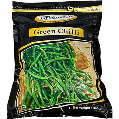 Greentech Mražené Zelené Chilli 340 g