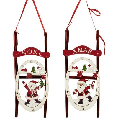 Ozdoba na stroček Sane 17 cm Proki PM-35271 Snehuliak Proki PM-35271