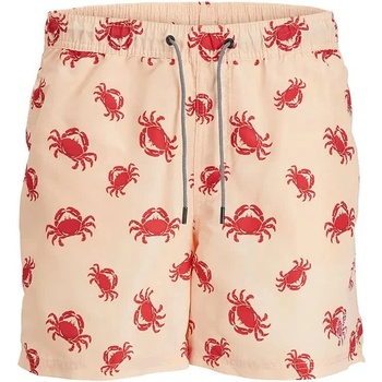 JACK & JONES Бански гащета Jack & jones Fiji Aop swimming shorts - Multicolor (Apricot Ice)