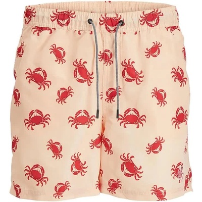 JACK & JONES Бански гащета Jack & jones Fiji Aop swimming shorts - Multicolor (Apricot Ice)