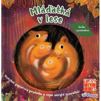 Mláďatká v lese - kniha s pružinkou