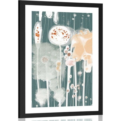 Plakát s paspartou jedinečné provedení stromů - 40x60 no frame