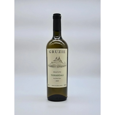 Gruzie Tsinandali Dry White Wine 12,5% 0,75 l (holá láhev)