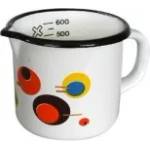 Horecano Емайлирано канче 10см 600мл с декор circle - 4/10 РЯ-(1-1845) (0160158)