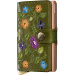 Secrid Miniwallet Premium Stitch Floral Olive (SECRID-MPSTF)