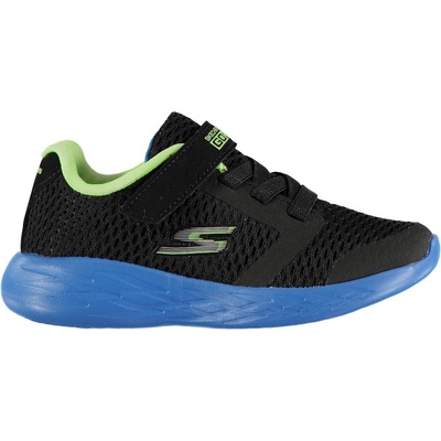 Skechers Детски маратонки Skechers GoRun 600 Infant Trainers - Blk/Blue/Lime
