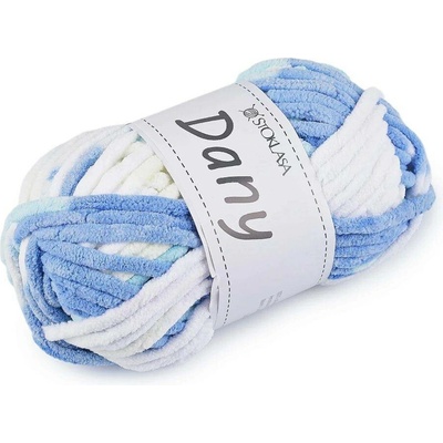 Pletací žinylková příze Dany 100 g - 4 šedá