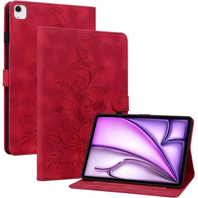 Protemio ART LILY Zaklápacie puzdro pre Apple iPad Air 11 2025 Air 11 2024 106103 červené