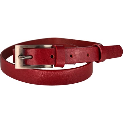 Penny Belts dámský kožený opasek 20-184-93 červený