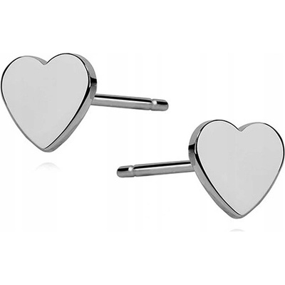 Lafira stříbrné náušnice Simply Heart Z1001