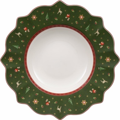 Villeroy & Boch 14-8585-2701 Hluboký talíř Toys Delight, 24 cm, zelený