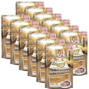 Stuzzy Kitten Monoprotein GF пиле 12 x 85 г