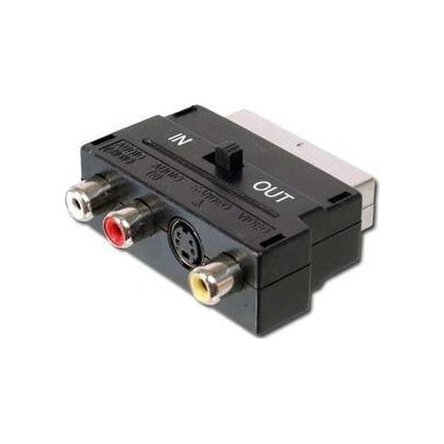 Redukce SCART IN-OUT/3xCINCH + SVHS – Zboží Živě