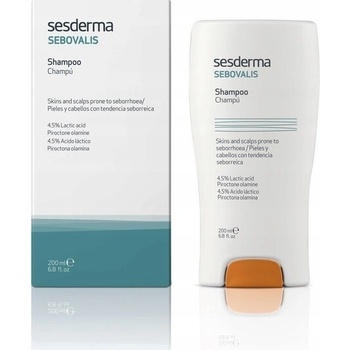 Sesderma Sebovalis upokojujúci šampón proti lupinám 45% Lactid Acid 200 ml