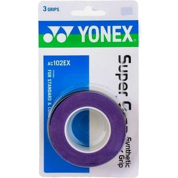 Image 1 of YONEX Грипове Yonex WET SUPER GRAP D. Purple - 3 броя (AC102-3 DP)