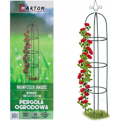 Sloupová pergola sloup oblouk opora na růže