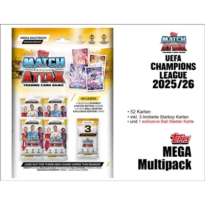 Topps Uefa Champions League 2025/2026 mega multi pack