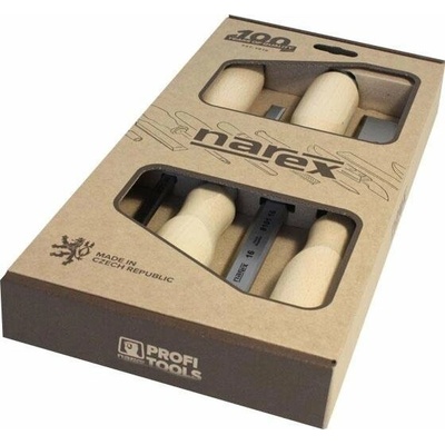 NAREX Bystřice dláta ploché sada 4ks WOOD LINE PROFI 8631-10