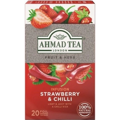Ahmad Tea čaj Fruit and Herb Strawberry and Chilli 20 x 1,8 g