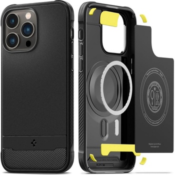 Spigen Гръб Spigen Rugged Armor MagFit iPhone 14 Pro Max - Черен (8809811863437)