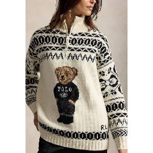 Ralph Lauren пуловер дамски от вълна (211B23908)