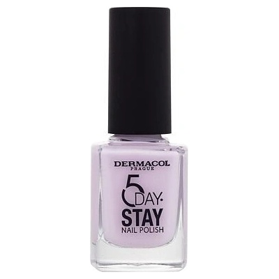 Dermacol 5 Day Stay dlouhotrvající lak na nehty odstín 59 Mermaid White 11 ml