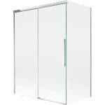 Mexen Rox двукрилен сгъваем параван за вана 120 + 70 x 150 см, прозрачен, хром - 8C9-120-070-01-00 (8C9-120-070-01-00)