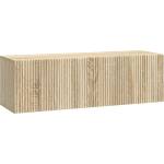 vidaXL Стенно монтиран ТВ шкаф 98 x 31 x 30 см Дъб сонома (898557)