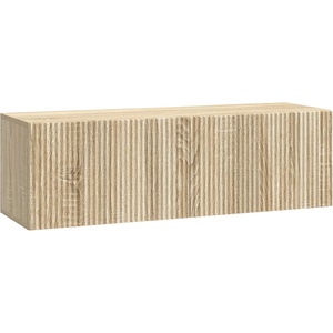 vidaXL Стенно монтиран ТВ шкаф 98 x 31 x 30 см Дъб сонома (898557)