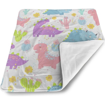 Sablio Detská deka Dinosauři s kaktusy