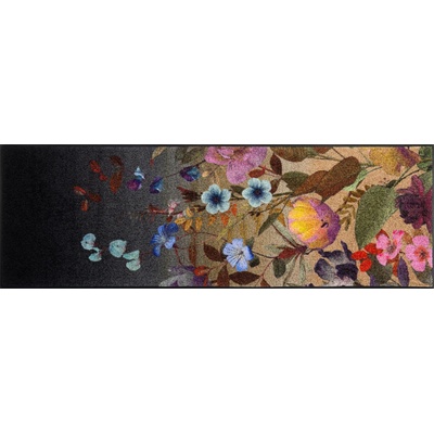 wash+dry Interiérová rohožka Midnight Blooms 60 x 180 cm
