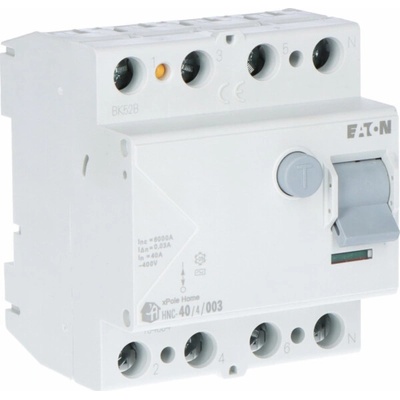 Proudový chránič 4P 40A 30mA typ AC HNC-40/4/003 xPole Home EATON