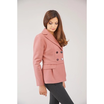 Image 1 of Radek's Collection Дамска зимно късо палто в цвят пудра 12102-701