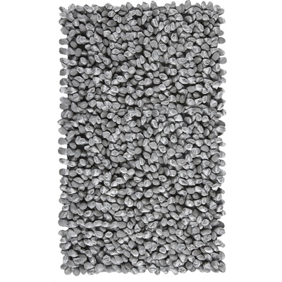 Aquanova Килимче за баня Rocca 60 x 100 см сребристо (ROCBMM-95)