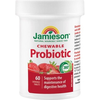 Jamieson Probiotic таблетки за смучене с вкус на ягода 60бр
