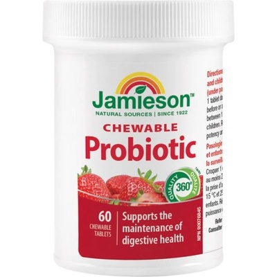 Jamieson Probiotic таблетки за смучене с вкус на ягода 60бр