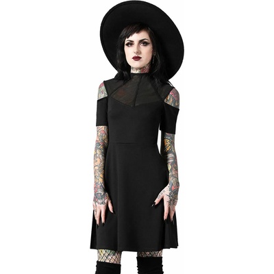 KILLSTAR дамска рокля KILLSTAR - Astra Skater - Черен - KSRA005043
