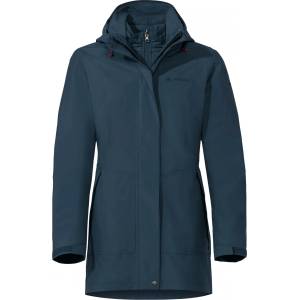 Vaude Дамско 3-в-1 яке Vaude Women's Idris 3in1 Parka III 3-in-1 jacket - Dark Sea - размер 36 (EU) (104-3107-0512)