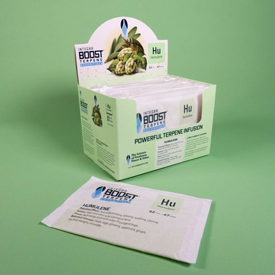 Integra Boost 62% vlhkost, Terpene Essentials Humulen Objem: 67g