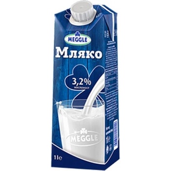 Meggle Прясно мляко Meggle UHT 3, 2% 1л