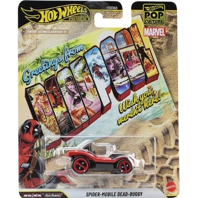 Mattel Hot Wheels Popkultúrne autíčko Spider Mobile Dead Buggy