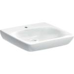 Geberit Selnova Comfort - Умивалник без бариери 60x55 см, без преливник, отвор за смесител, бял 502.770. 00.7 (502.770.00.7)