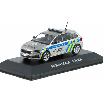 DeAgostini Škoda Scala Policie 2021Kaleidoskop slavných vozů časopis s modelem #139 1:43