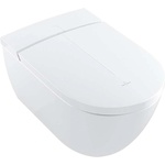 Villeroy & Boch ViClean - Тоалетна чиния с биде, Rimless, CeramicPlus, SoftClosing, алпийско бяло V0E200R1 (V0E200R1)