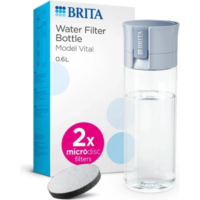 Brita 1052262 Fill & Go Vital 0,6l modra + microdisc 2 ks 2024