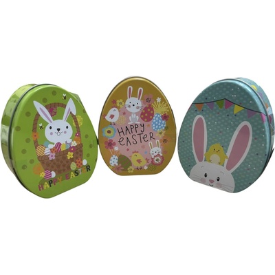 СТЕЛА НОРД МЕТАЛНА КУТИЯ ЯЙЦЕ МЛЕЧЕН И ДАРК ШОКОЛАД